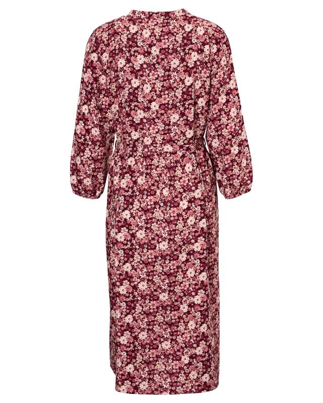 Robe mi-longue ample femme, à fleurs (KiK Weites Midikleid (Blumendruck)) — KiK, produit allemand authentique au Maroc