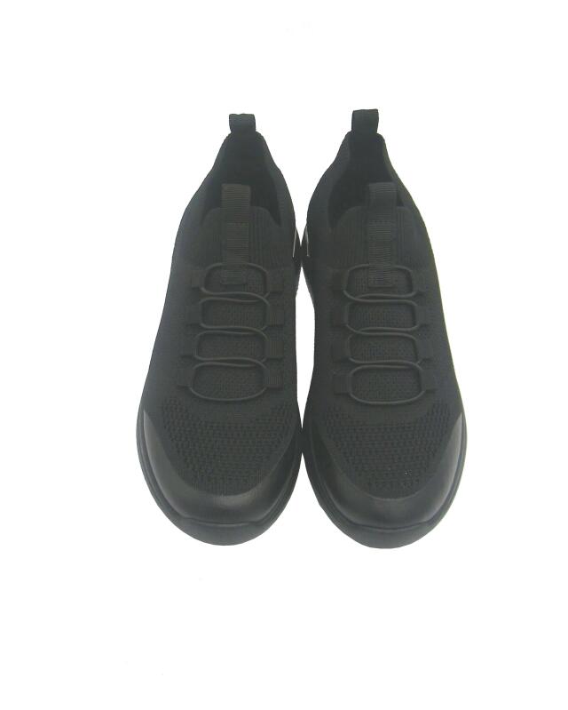 Mesh-effect slip-on sneakers for women, black (KiK Slip-ons in Netzoptik (schwarz)) — KiK, authentic German product in Morocco