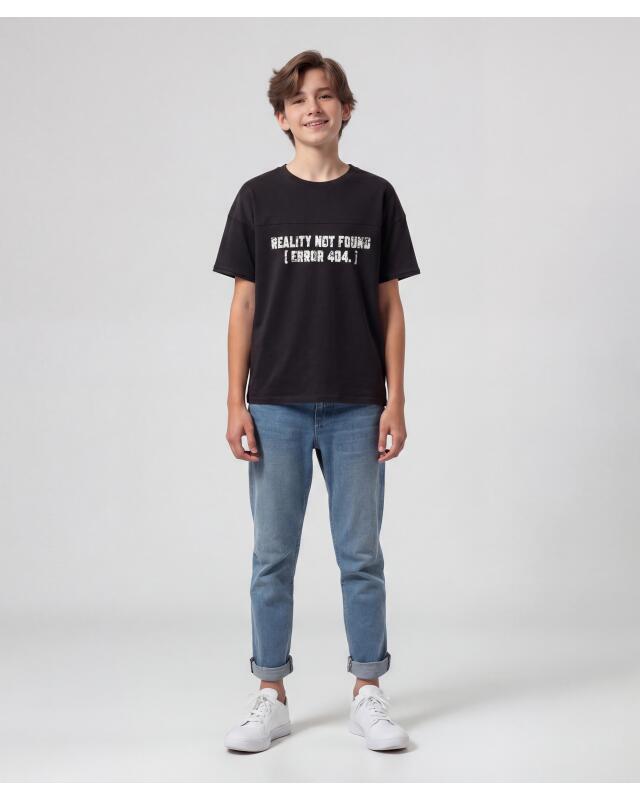 Gaming T-shirt for boys, black (KiK T-Shirt Gaming (schwarz)) — KiK, authentic German product in Morocco