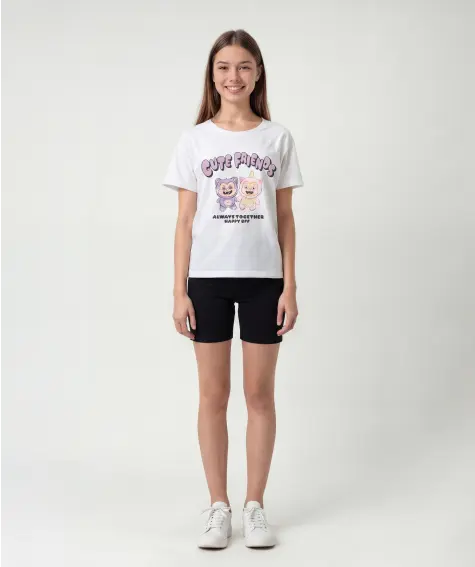T-Shirt + Radlerhose