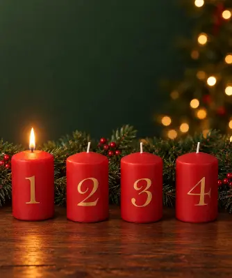DIY Adventskalender, bunt