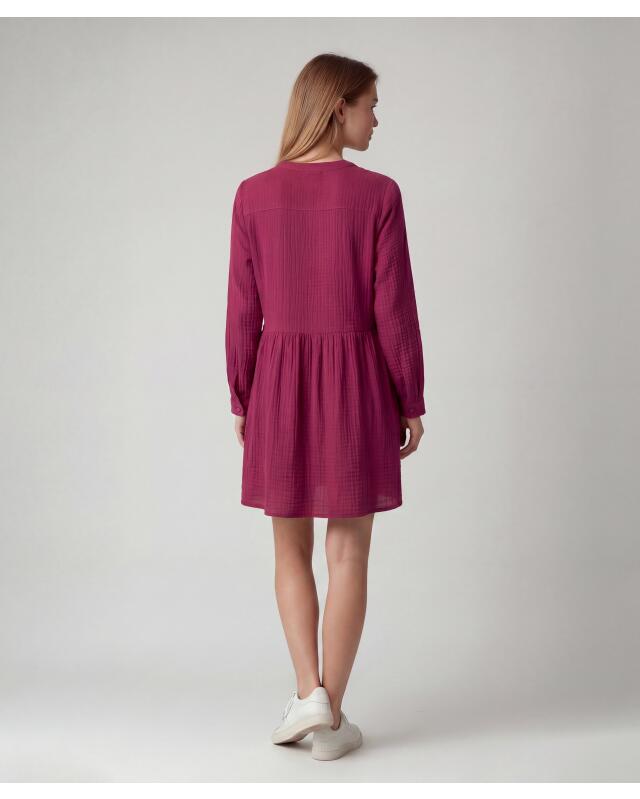 Robe en mousseline de coton femme, baie (KiK Musselinkleid (beere)) — KiK, produit allemand authentique au Maroc