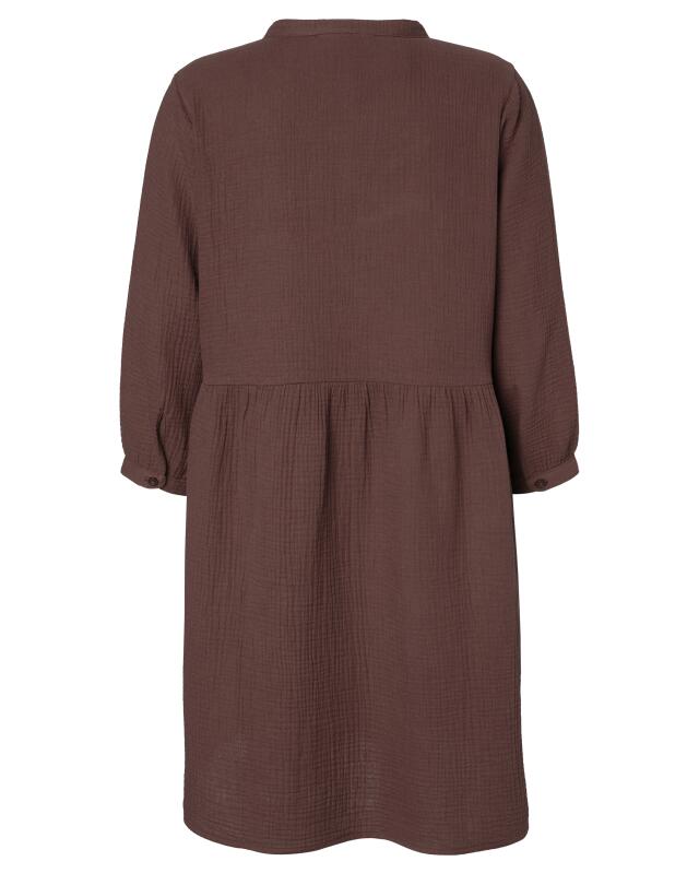 Cotton muslin dress for women, brown (KiK Musselinkleid (braun)) — KiK, authentic German product in Morocco