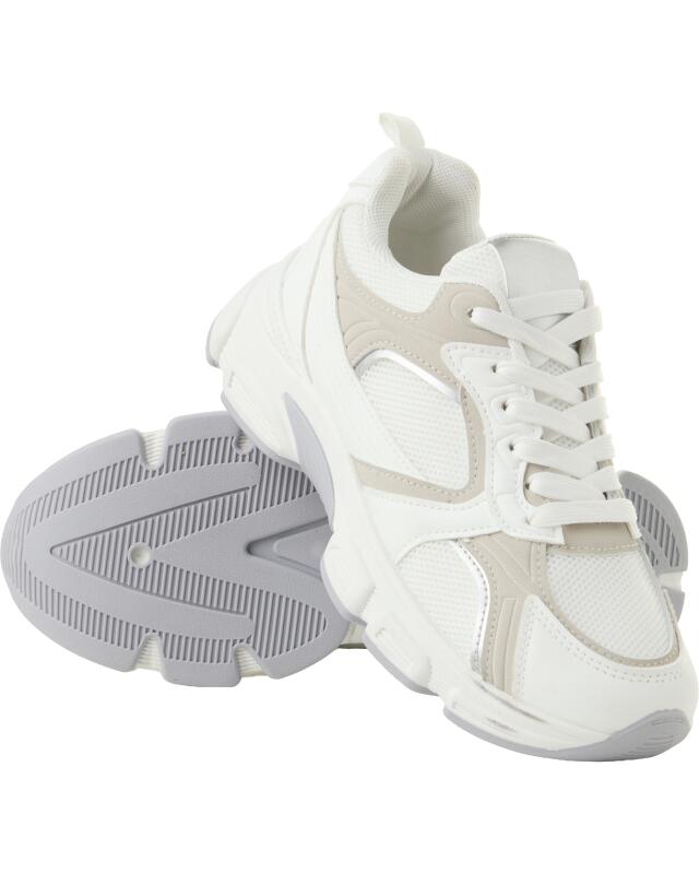 حذاء رياضي بنعل سميك للنساء، أبيض (KiK Chunky Sneaker (weiß)) — KiK, منتج ألماني أصلي في المغرب