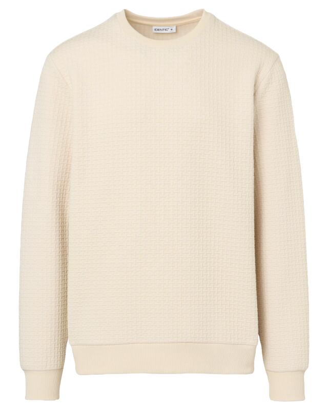 سويت شيرت بنسيج محبب للرجال، كريمي (KiK Strukturiertes Sweatshirt (creme)) — KiK, منتج ألماني أصلي في المغرب