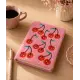 Notizbuch mit Kirschmotiv