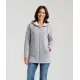 Lange Fleecejacke