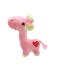 Plüschtier Giraffe pink