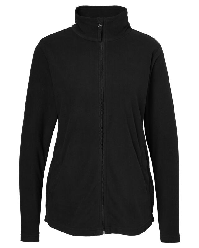 Veste polaire à col montant femme, noir (KiK Fleecejacke mit Stehkragen (schwarz)) — KiK, produit allemand authentique au Maroc