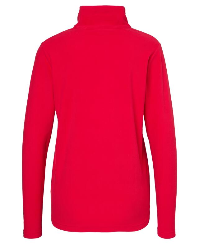 Veste polaire à col montant femme, rouge (KiK Fleecejacke mit Stehkragen (rot)) — KiK, produit allemand authentique au Maroc
