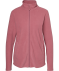 Fleecejacke mit Stehkragen dunkelrosa