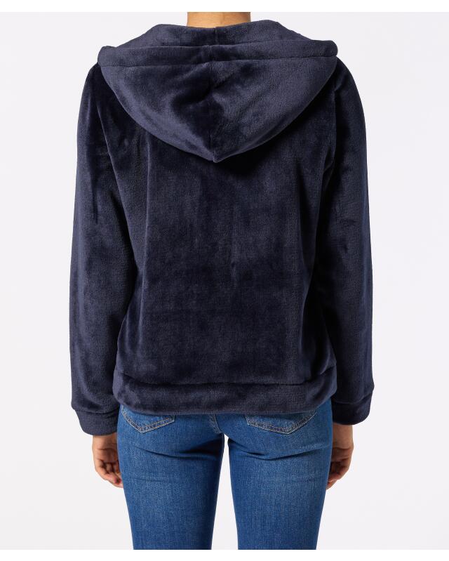 Veste polaire douillette femme, bleu marine (KiK Kuschelige Fleecejacke (dunkelblau)) — KiK, produit allemand authentique au Maroc