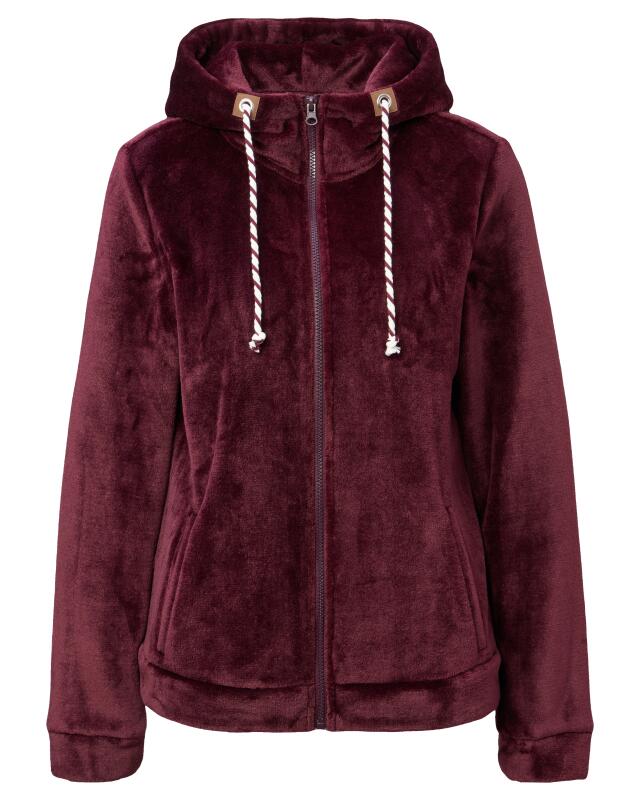 Veste polaire douillette femme, violet (KiK Kuschelige Fleecejacke (lila)) — KiK, produit allemand authentique au Maroc