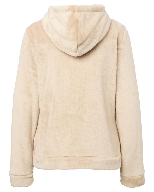 جاكيت فليس ناعم ودافئ للنساء، إكرو (KiK Kuschelige Fleecejacke (naturfarben)) — KiK, منتج ألماني أصلي في المغرب