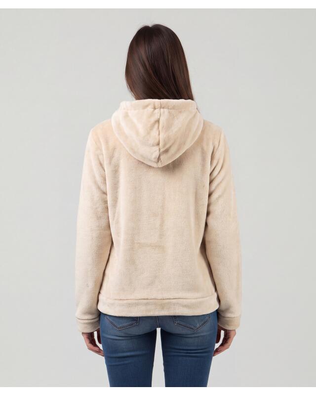 جاكيت فليس ناعم ودافئ للنساء، إكرو (KiK Kuschelige Fleecejacke (naturfarben)) — KiK, منتج ألماني أصلي في المغرب