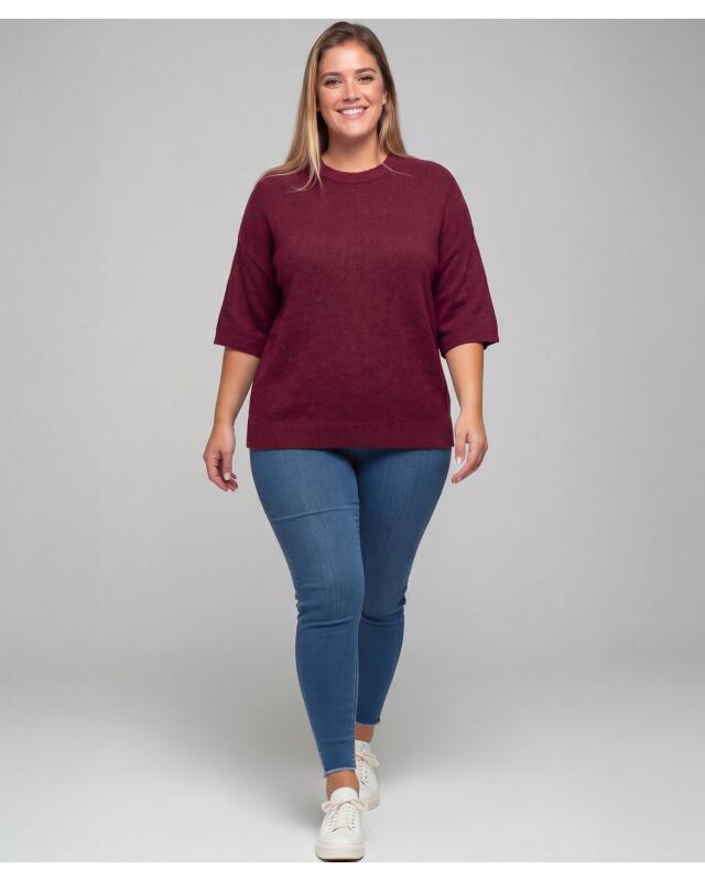 Pull femme, baie (KiK Pullover (beere)) — KiK, produit allemand authentique au Maroc