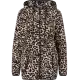 Fleecejacke mit Leo-Allover-Muster
