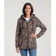 Fleecejacke mit Leo-Allover-Muster