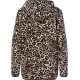 Fleecejacke mit Leo-Allover-Muster