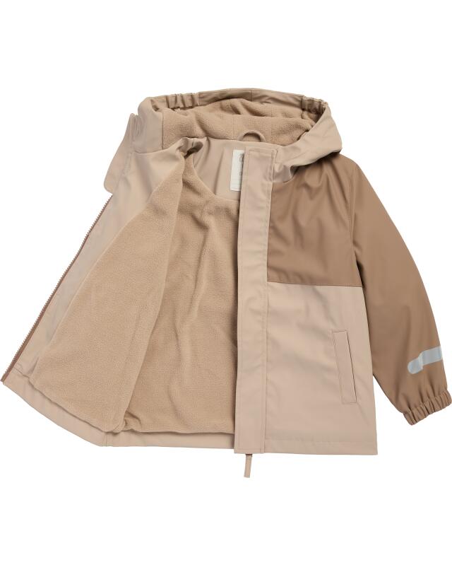 Veste de pluie color block garçon, marron (KiK Regenjacke Colour-Blocking (braun)) — KiK, produit allemand authentique au Maroc