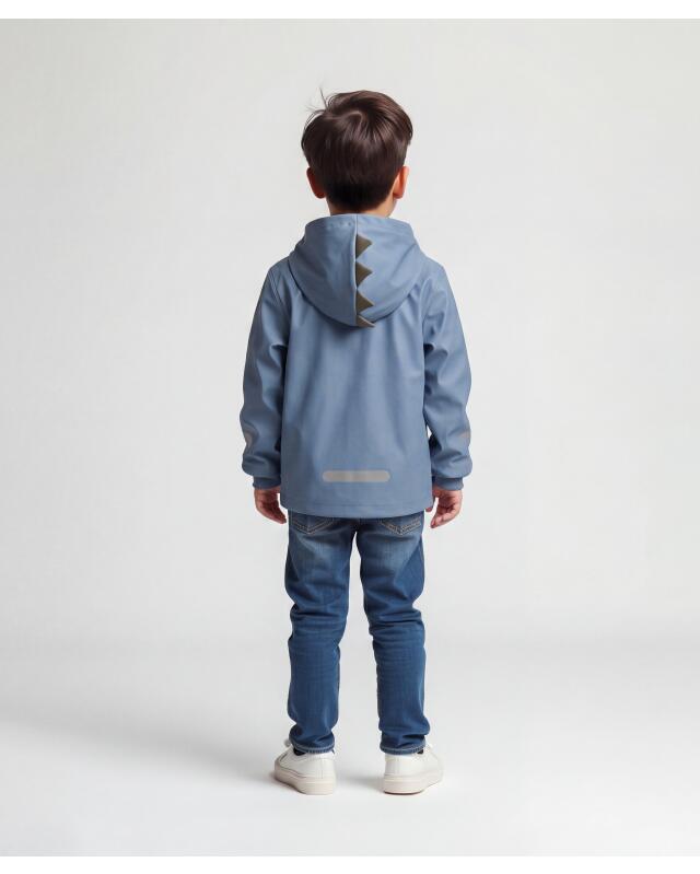 جاكيت مطر ببطانة فليس للأولاد، أزرق (KiK Regenjacke mit Innenfleece (blau)) — KiK, منتج ألماني أصلي في المغرب