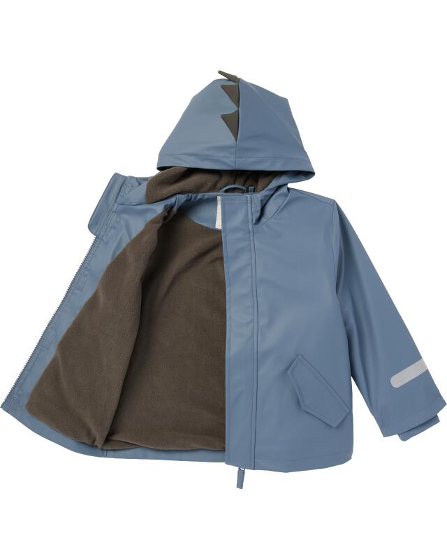 جاكيت مطر ببطانة فليس للأولاد، أزرق (KiK Regenjacke mit Innenfleece (blau)) — KiK, منتج ألماني أصلي في المغرب