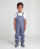 Regenhose mit Latz blau