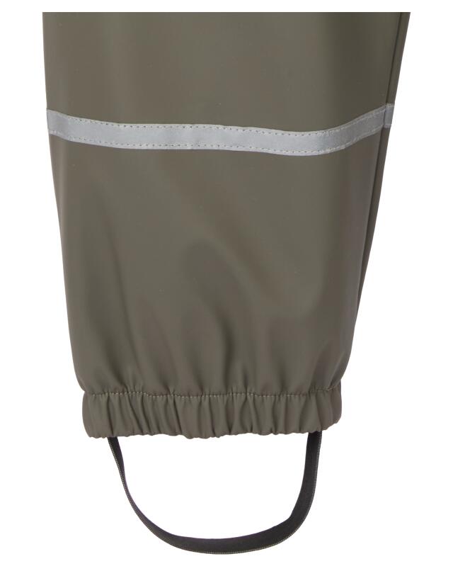 Rain trousers with elastic waistband for boys, dark green (KiK Regenhose mit elastischem Bund (dunkelgrün)) — KiK, authentic German product in Morocco
