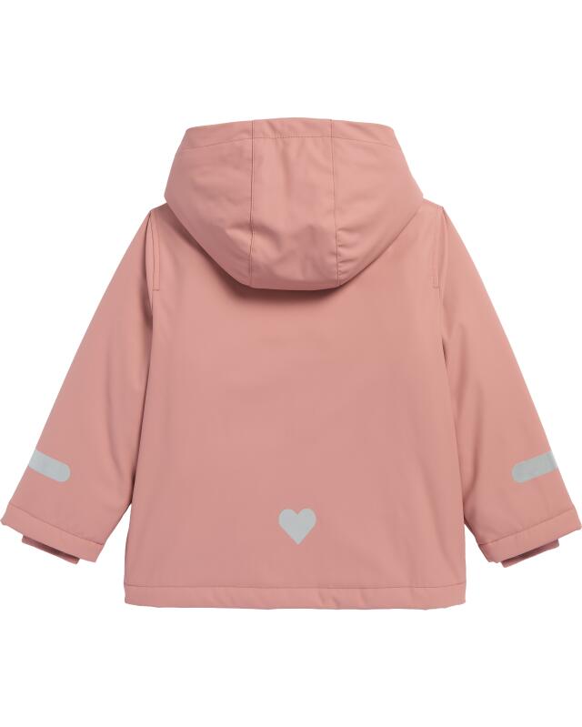 Parka de pluie doublé fille, rose foncé (KiK Regenparka mit Innenfutter (dunkelrosa)) — KiK, produit allemand authentique au Maroc