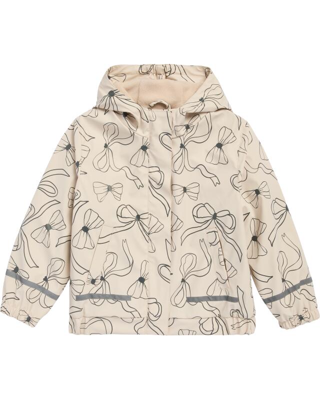 جاكيت مطر بفيونكات للبنات، بيج (KiK Regenjacke mit Schleifen (Beige)) — KiK, منتج ألماني أصلي في المغرب