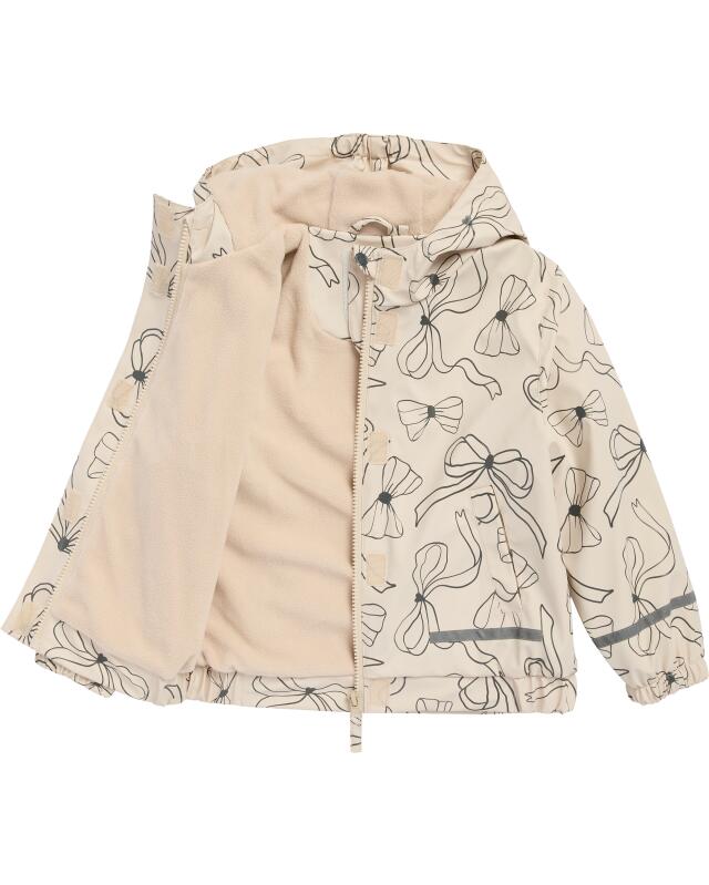 جاكيت مطر بفيونكات للبنات، بيج (KiK Regenjacke mit Schleifen (Beige)) — KiK, منتج ألماني أصلي في المغرب