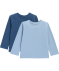 Schlichte Langarmshirts dunkelblau