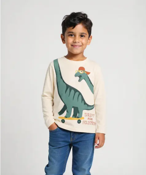 Langarmshirts Dino