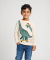Langarmshirts Dino beige/braun