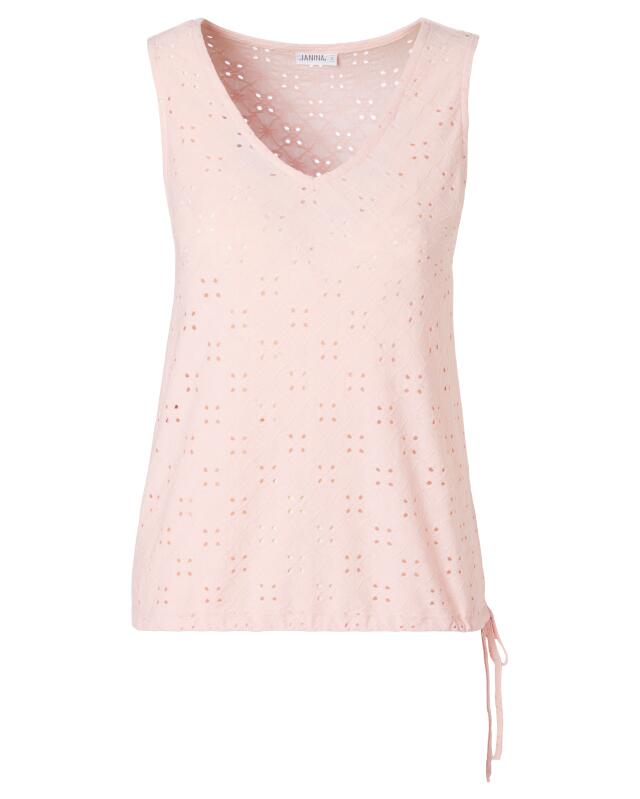 توب بدون أكمام بنقشة مثقبة للنساء، وردي (KiK Tanktop mit Lochmuster (rosa)) — KiK, منتج ألماني أصلي في المغرب
