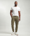 Cargohose mit elastischem Bund Khaki