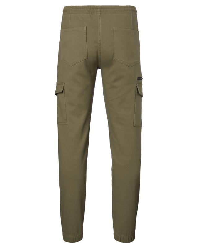 سروال كارغو بخصر مطاطي للرجال، كاكي (KiK Cargohose mit elastischem Bund (Khaki)) — KiK, منتج ألماني أصلي في المغرب