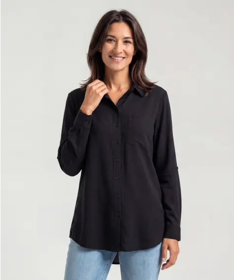 Blouse zwart