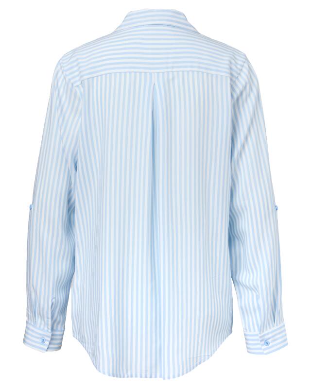 Striped blouse for women, blue striped (KiK Blau gestreifte Bluse (blau gestreift)) — KiK, authentic German product in Morocco