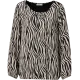 Bluse mit Zebramuster
