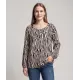 Bluse mit Zebramuster