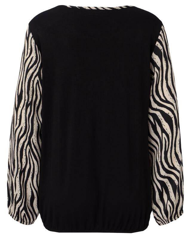 Zebra print blouse for women, zebra print (KiK Bluse mit Zebramuster (Zebradruck)) — KiK, authentic German product in Morocco