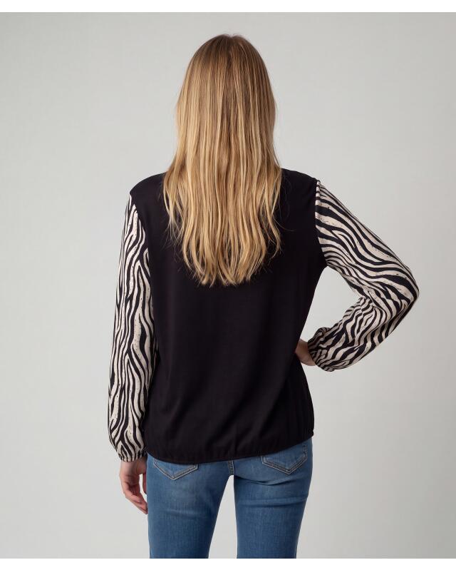 Zebra print blouse for women, zebra print (KiK Bluse mit Zebramuster (Zebradruck)) — KiK, authentic German product in Morocco