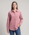 Flanell-Cordbluse dunkelrosa
