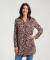 Longbluse Leo Leopardendruck