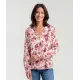 Strukturbluse mit Rüschen