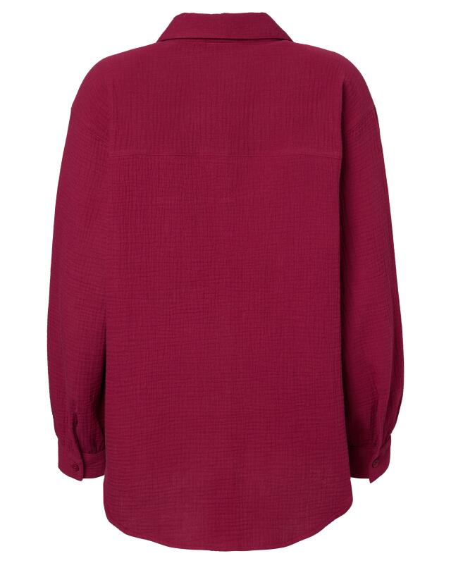 Muslin blouse for women, berry (KiK Bluse aus Musselin (beere)) — KiK, authentic German product in Morocco