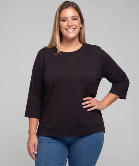Schwarzer Sweatshirt