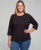 Schwarzer Sweatshirt schwarz