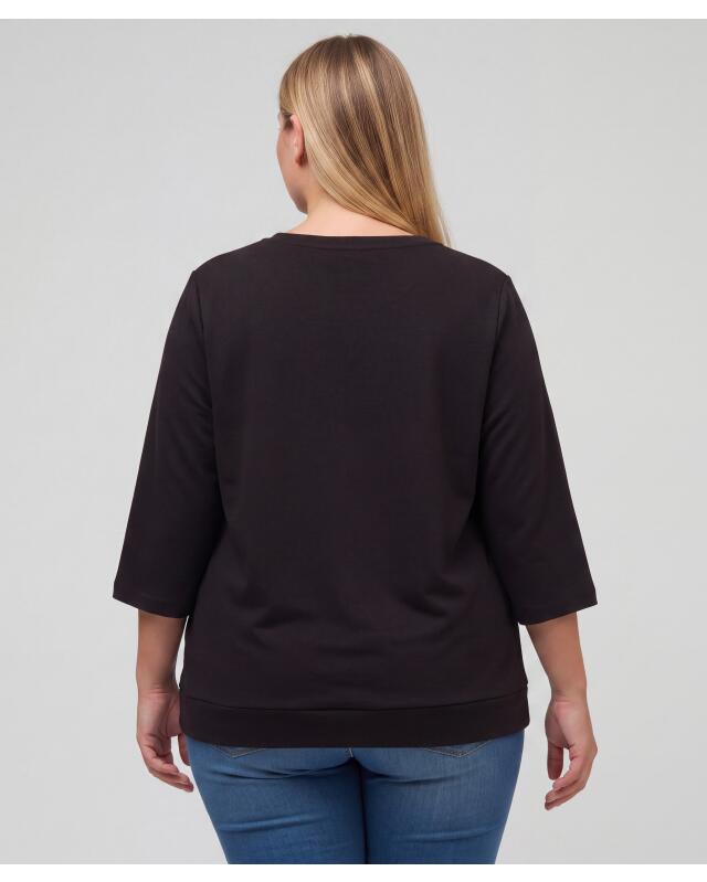 Sweat femme, noir (KiK Schwarzer Sweatshirt (schwarz)) — KiK, produit allemand authentique au Maroc